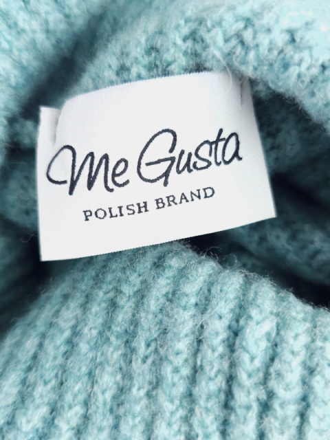 Miętowy sweter Wełniany Miętowy sweter Wełniany