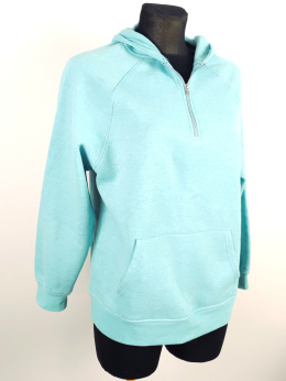 Bluza miętowa z Kapturem